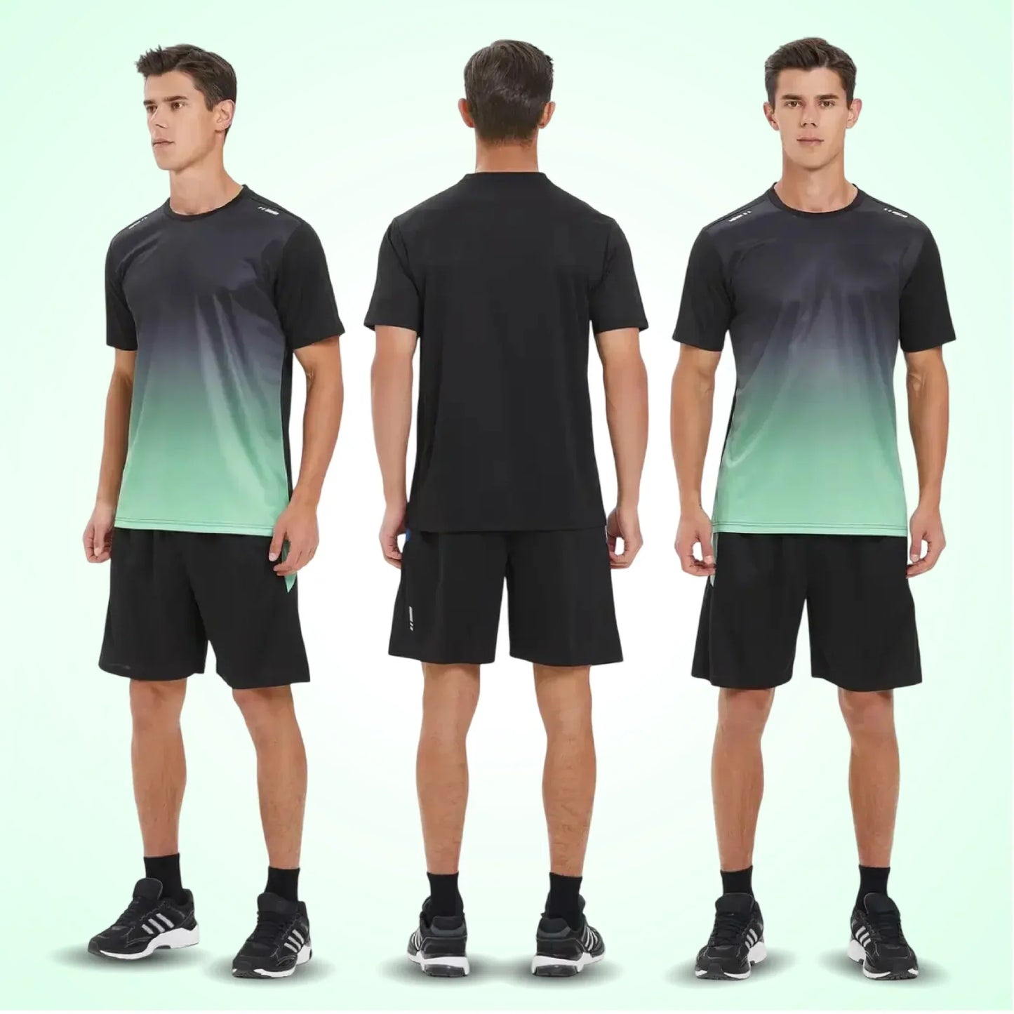Men's Outdoor Sports Quick-Drying Breathable 2-Piece Combo Set 🏃♂️👕 (Get Shorts Free🔥)
