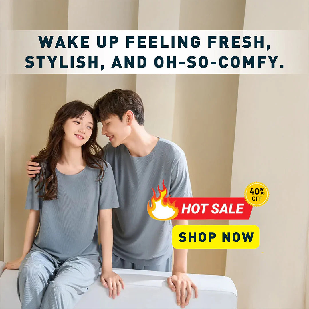 RelaxFit™ - Magical Imported Two-Piece Nightwear Suit for Men & Women