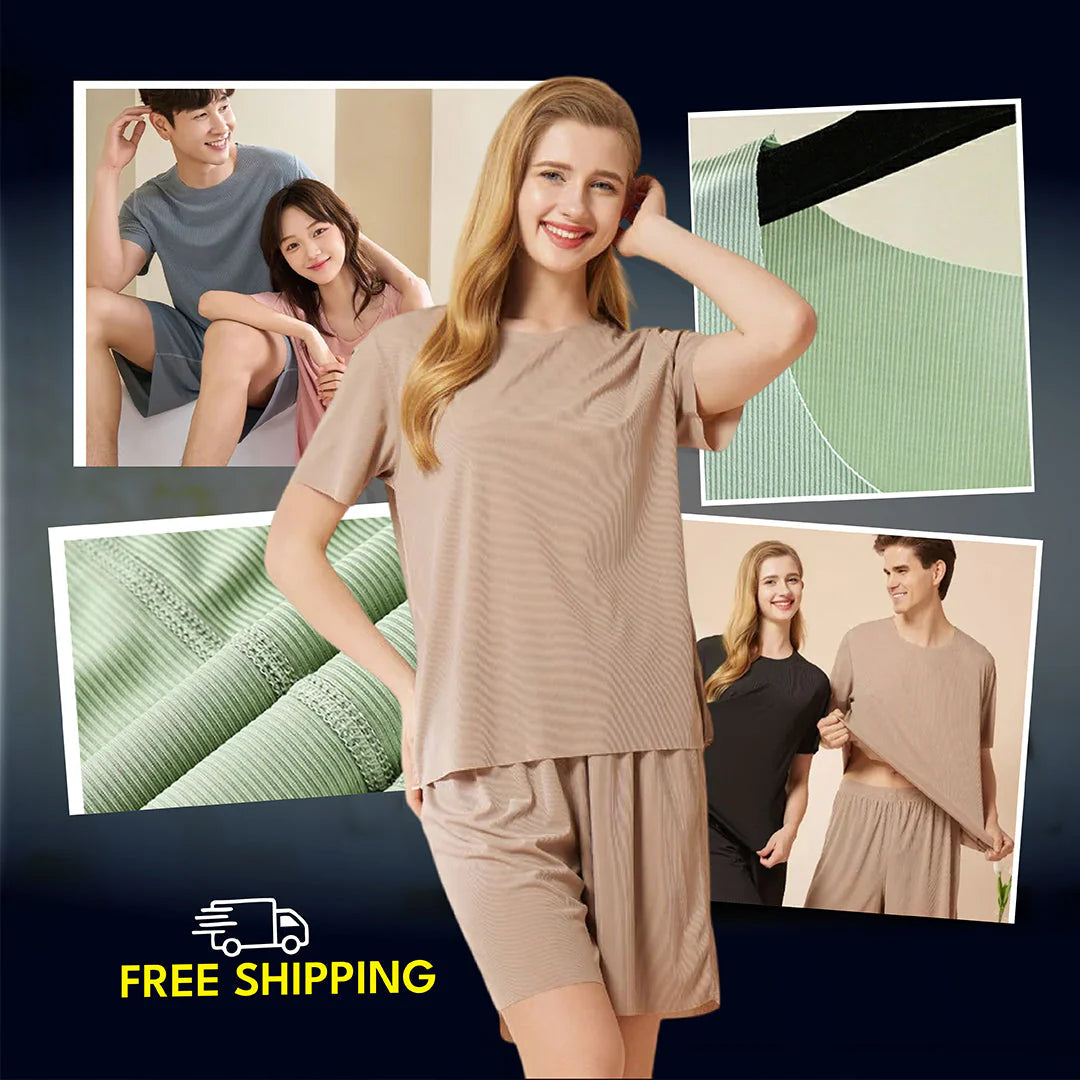 RelaxFit™ - Magical Imported Two-Piece Nightwear Suit for Men & Women