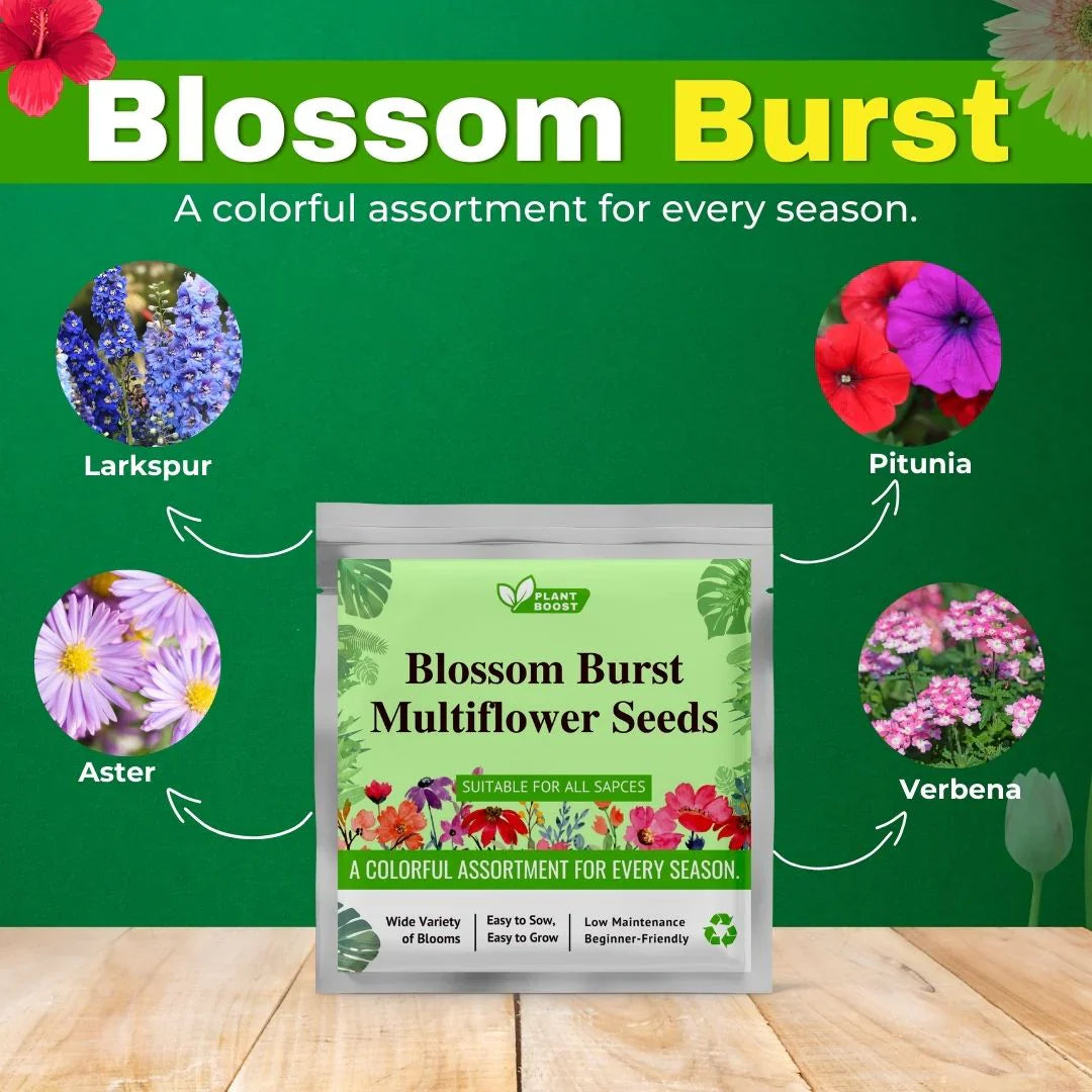 Plant Boost Combo (3 Plant Boost Packs with FREE 2 Flower Seed Packs)