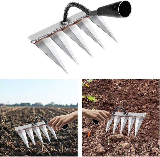 Garden Weeding Tool with 5 Durable Steel Claws (🔥50% OFF )